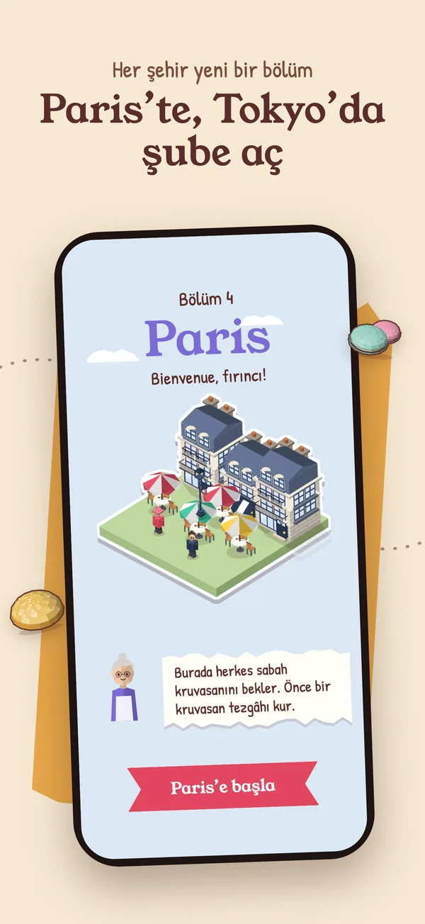 Paris’te ve Tokyo’da şube aç, her seferinde bir masal bölümü.